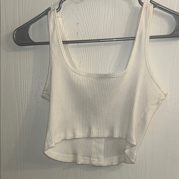 SHEIN White Buttoned Crop Top & Olive Shorts Set size Large - Picture 6 of 13